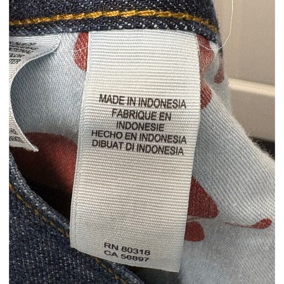 Lucky Jeans 363 Vintage Straight Distressed Men’s Size 33 32 - Picture 8 of 8